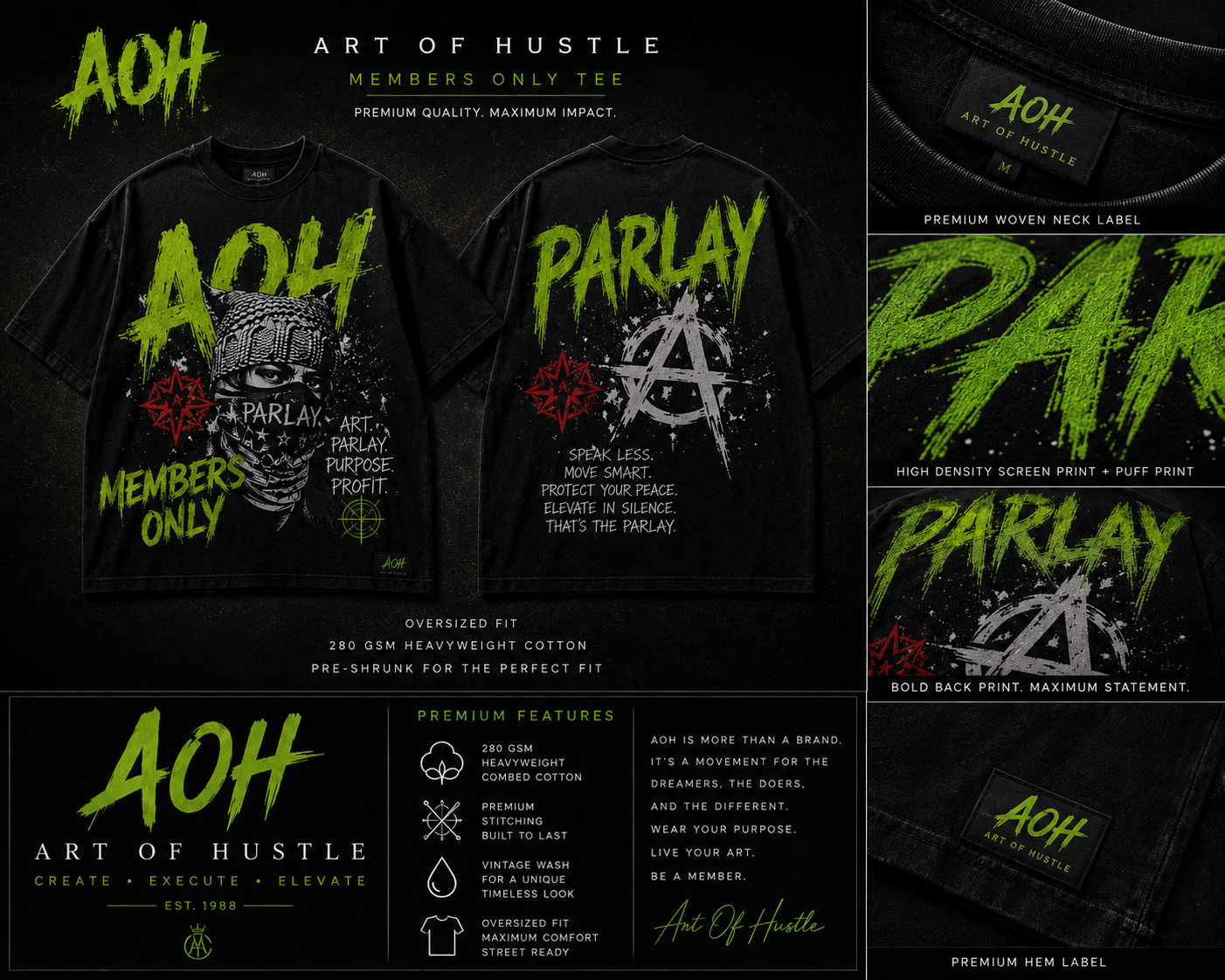 Dropping Soon Art Of Hustle Graphic Design Tees